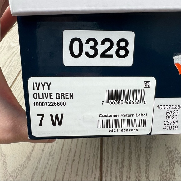 Karen Scott Women's Ivyy Mixed-Media Buckle Booties 7W Olive Green $70 - Picture 9 of 9